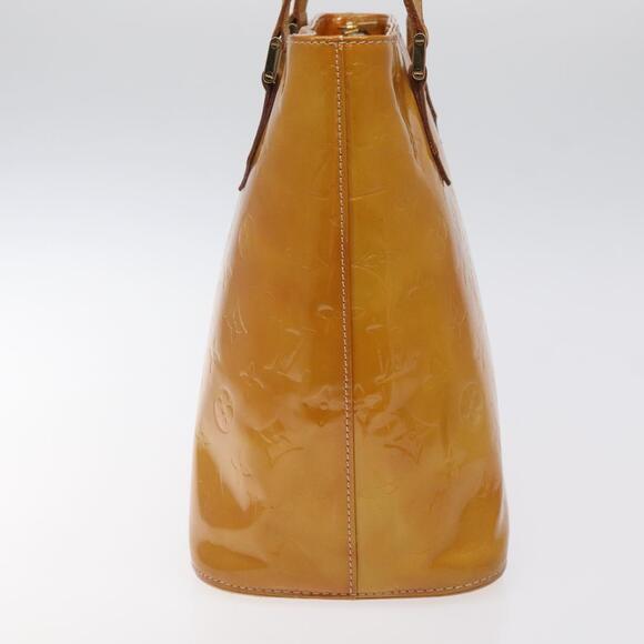 LOUIS VUITTON Monogram Vernis Houston Hand Bag Beige M91004 - Picture 4 of 16